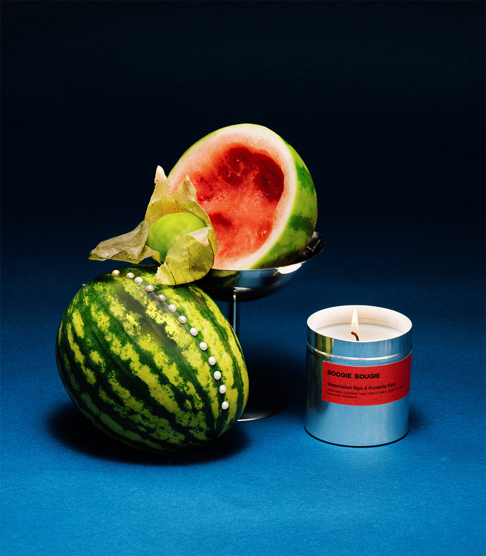 Scented candle 'POOLSIDE DIPS & WATERMELON SIPS' I 250g