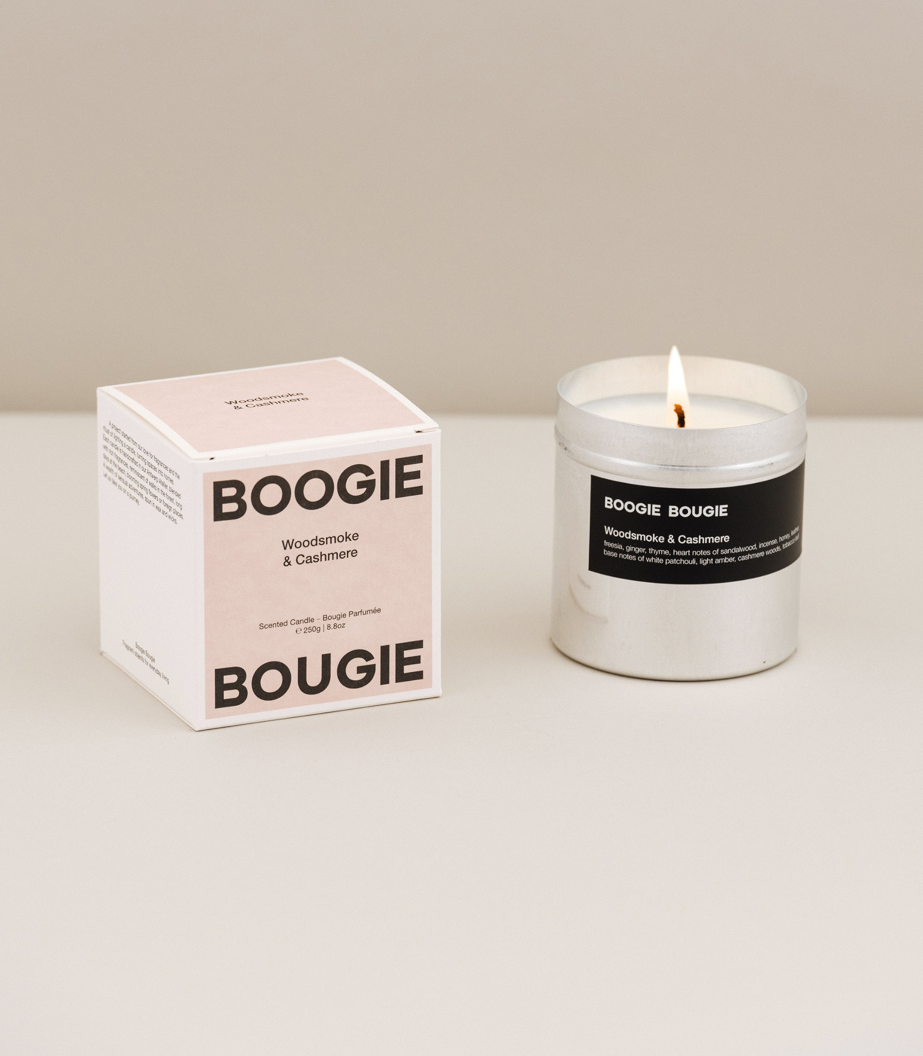 woodsmoke and tobacco candle Woodsmoke & Cashmere I 250g